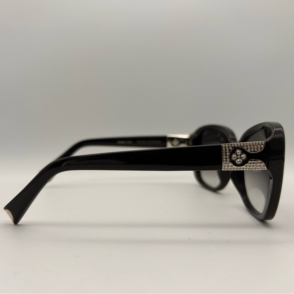 Louis Vuitton Black Heather Strass Sunglasses Z0457E ITALY No Box - Picture 5 of 11